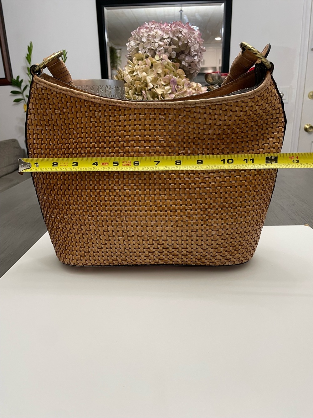 Patricia Nash Woven Leather Hobo Bag in Tan - Picture 9 of 12